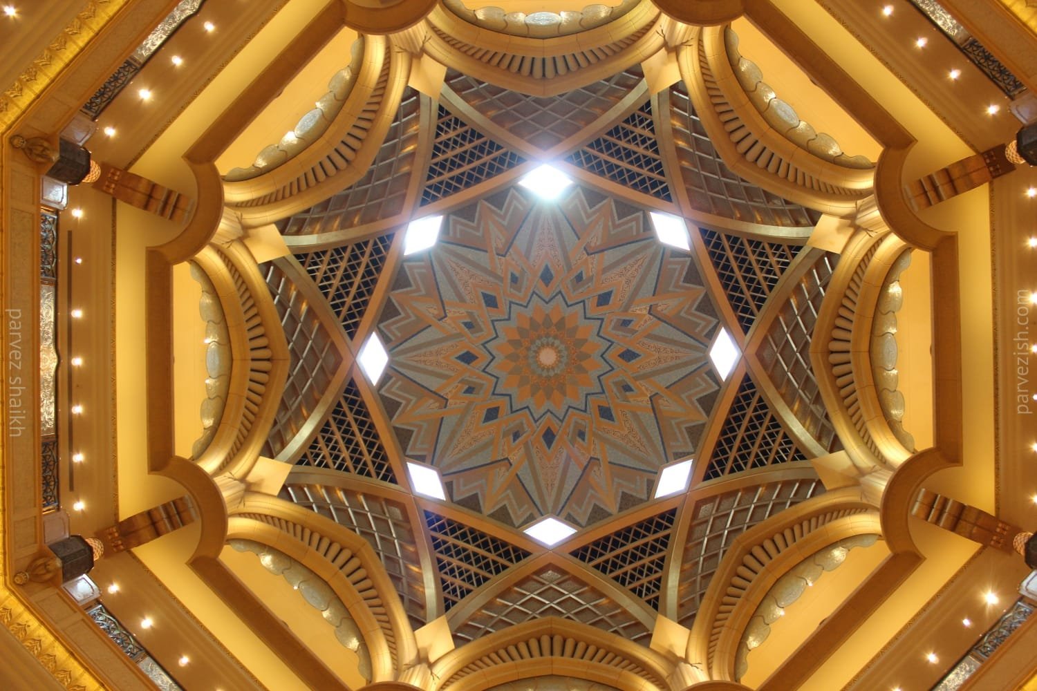 Emirates Palace Dome from Below