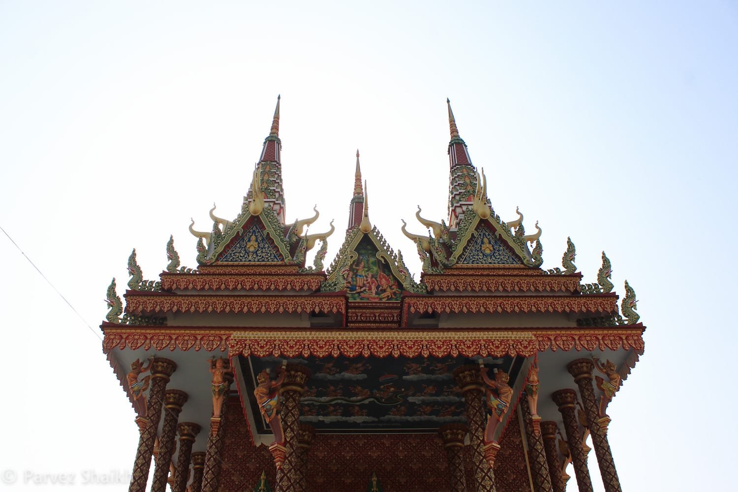 Cambodian Monastery Under Construction in Lumbini