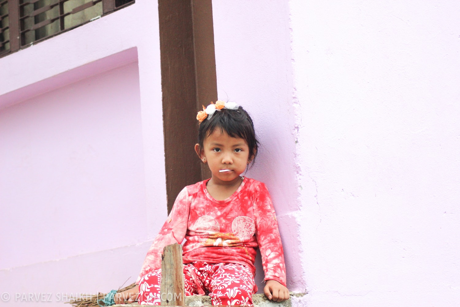 A Young Girl in Tansen, Nepal