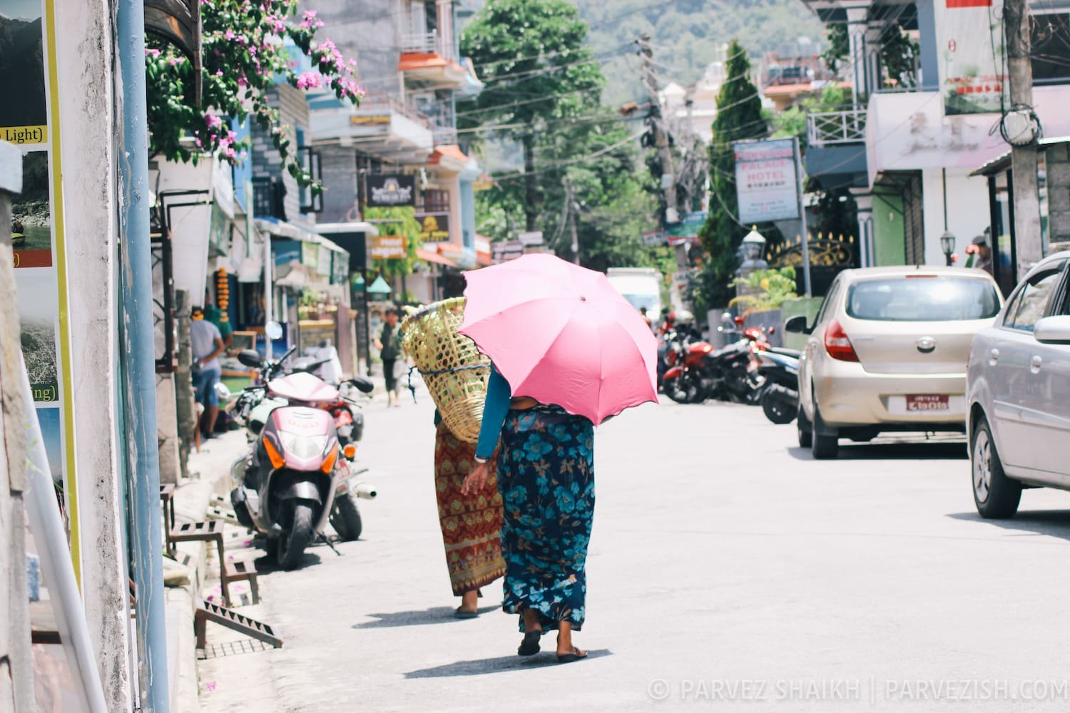 In the Streets of Pokhara, Nepal