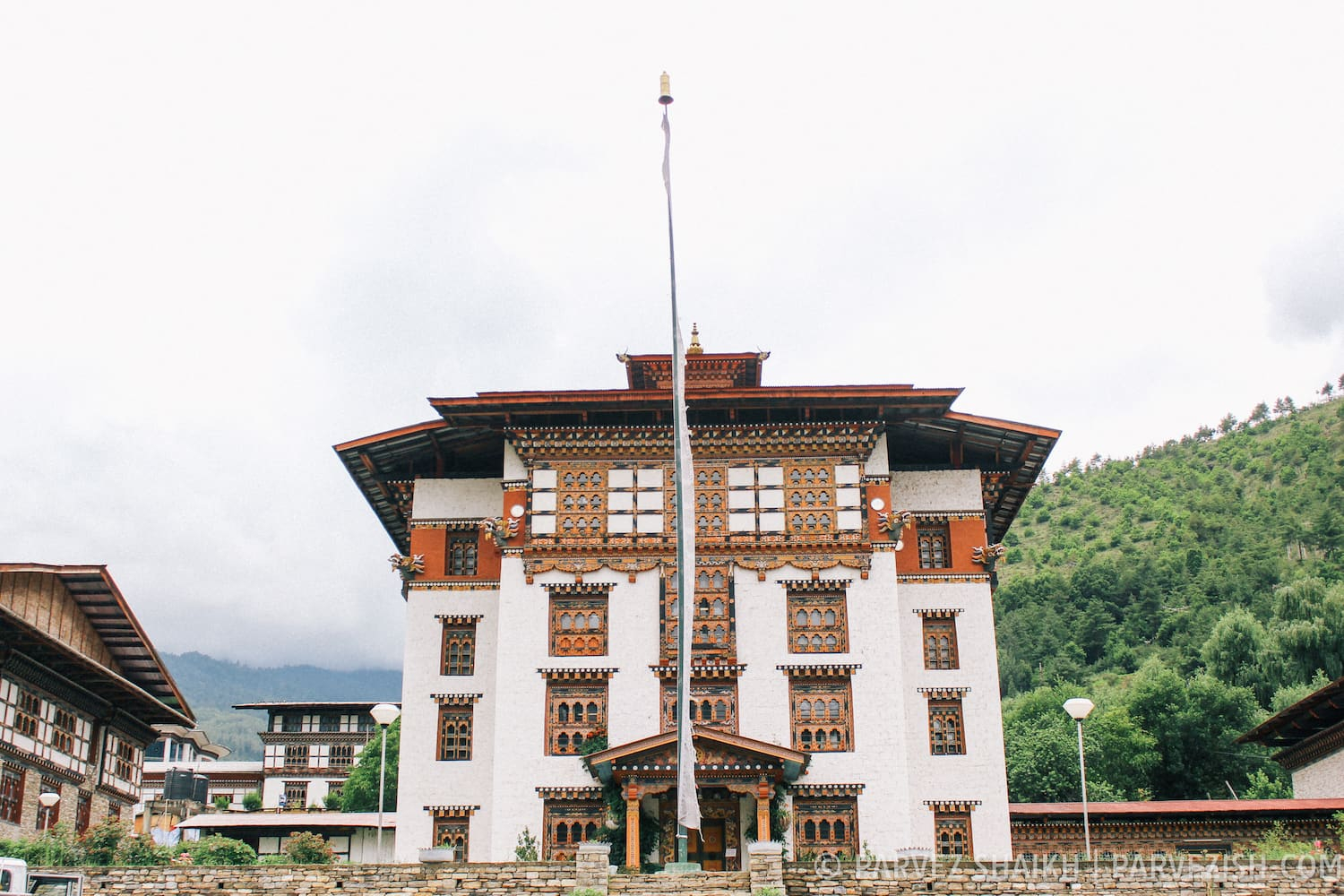 A Typical Building in Bhutan