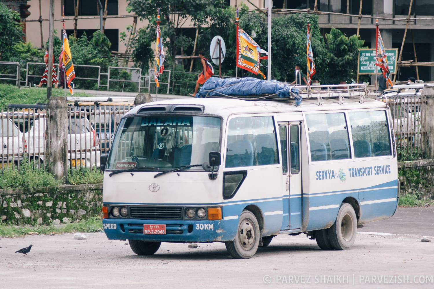 A Typical Bus in Phuentsholing, Bhutan