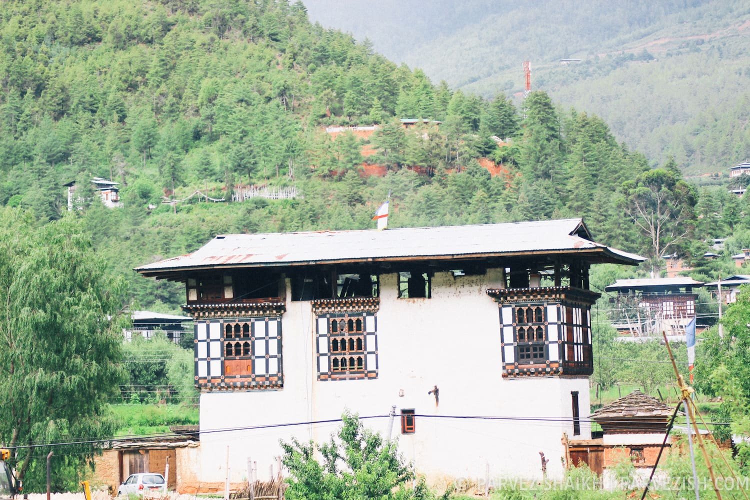 The Huge 100-year-old Farmhouse in Paro, Bhutan