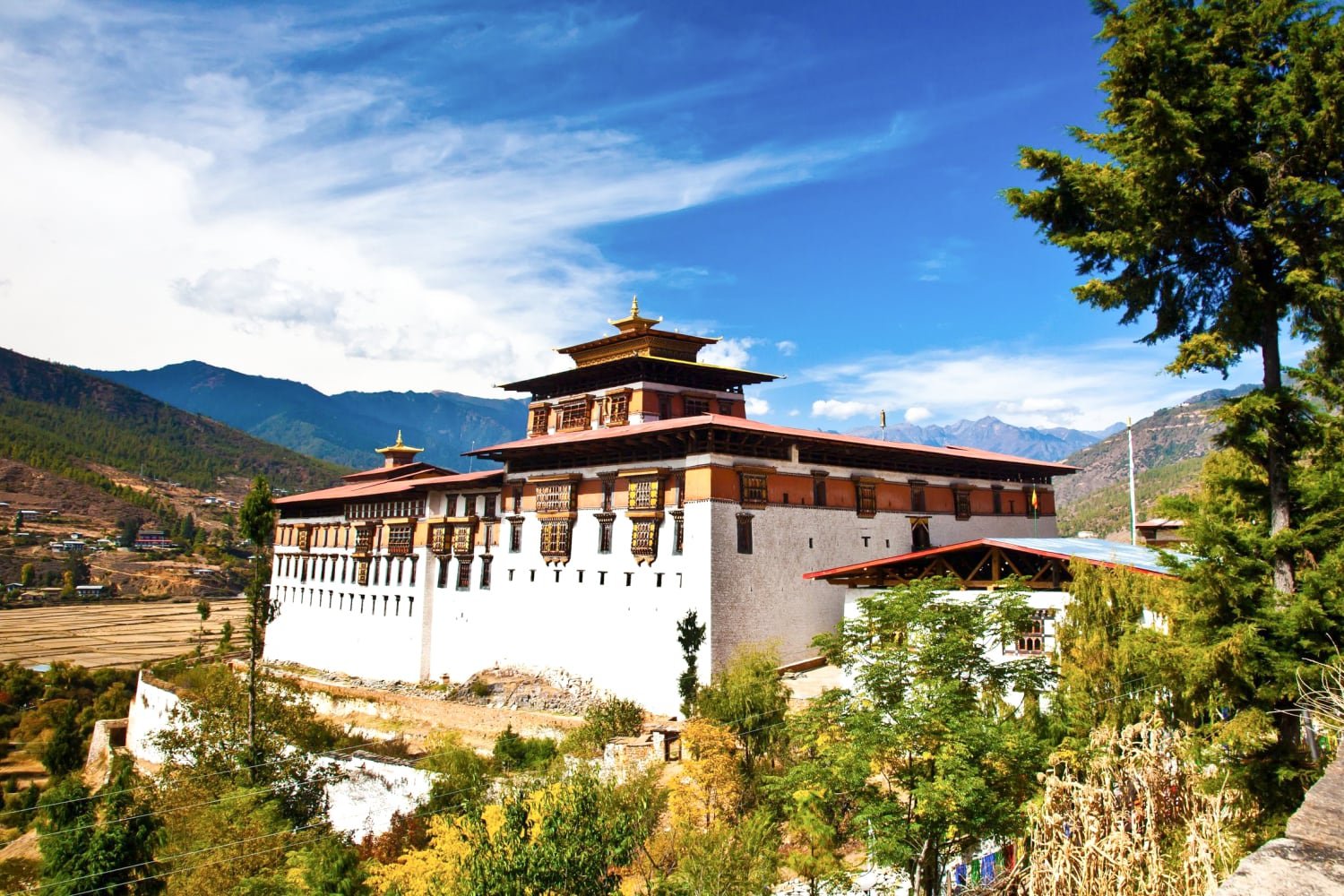 Rinpung Dzongkhag aka Paro Dzong Bhutan