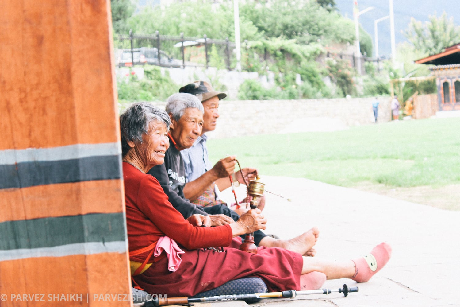 Bhutanese Elders in Thimphu Bhutan