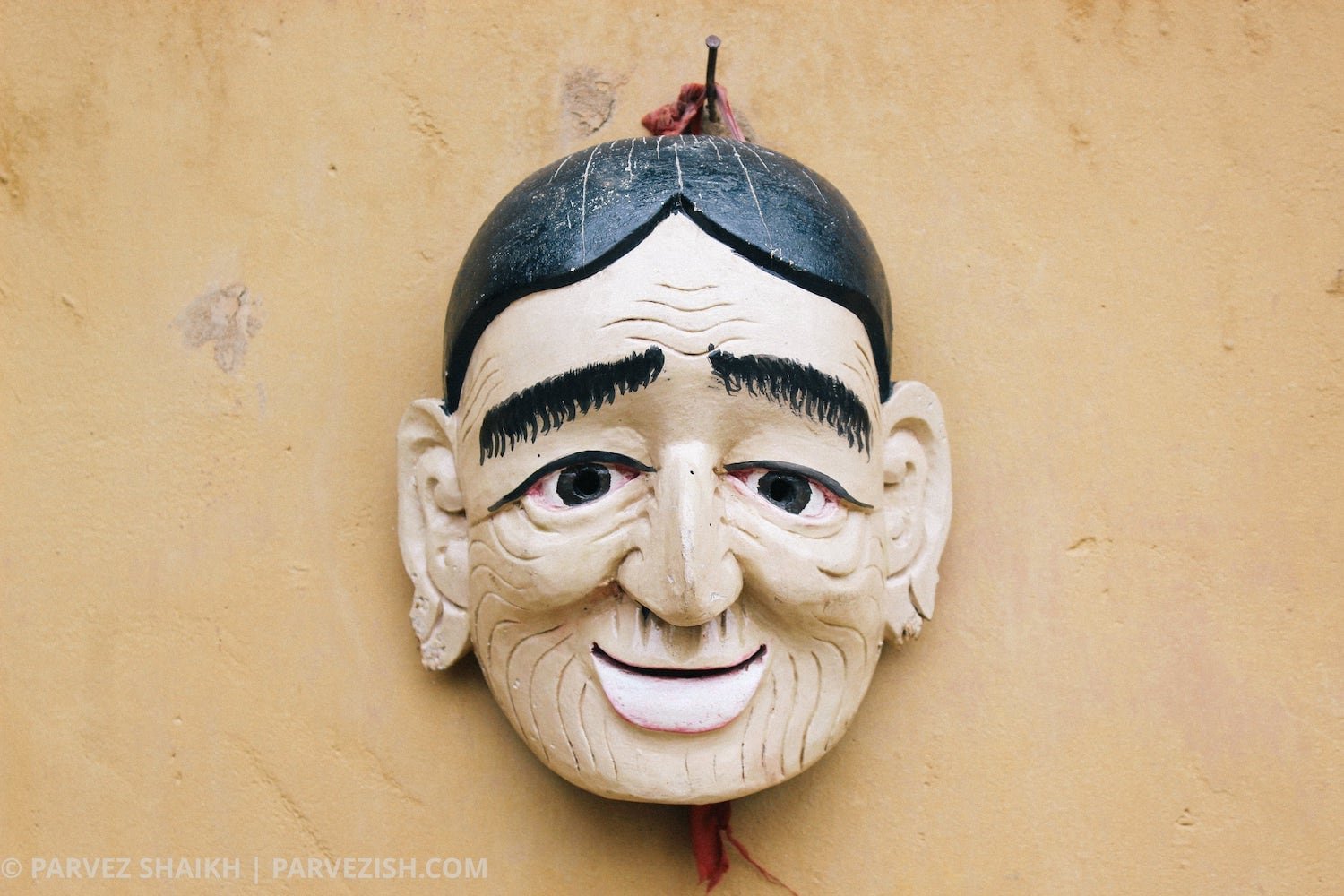 A Traditional Mask at Simply Bhutan Museum