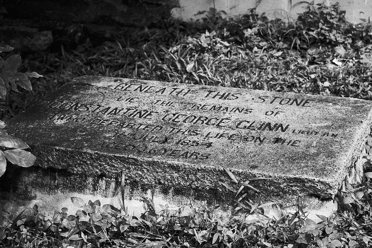The grave of Constantine George Glinn in Penang Malaysia
