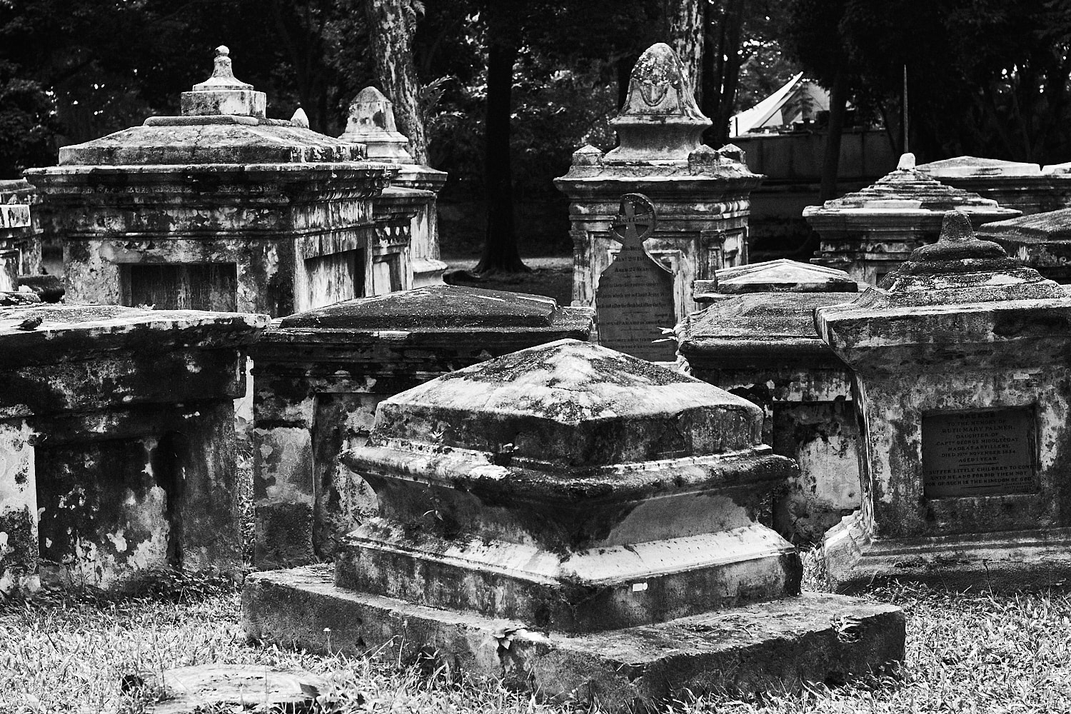 Northam Road Cemetery, an old Protestant cemetery in George Town, Malaysia
