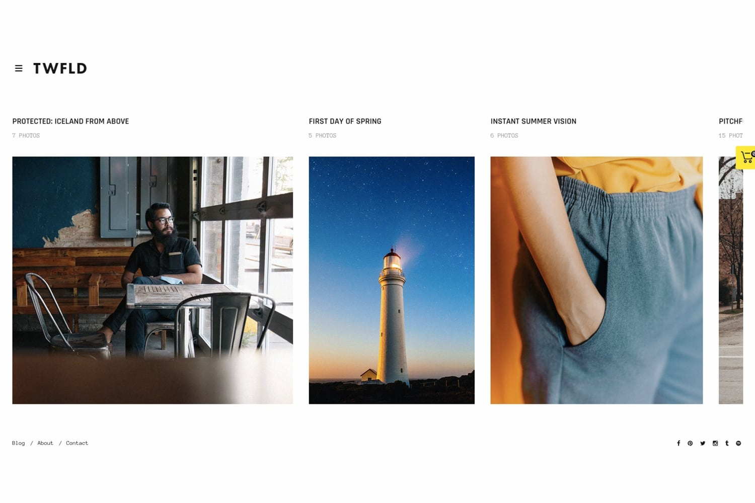 Twofold WordPress Theme for Photography Websites