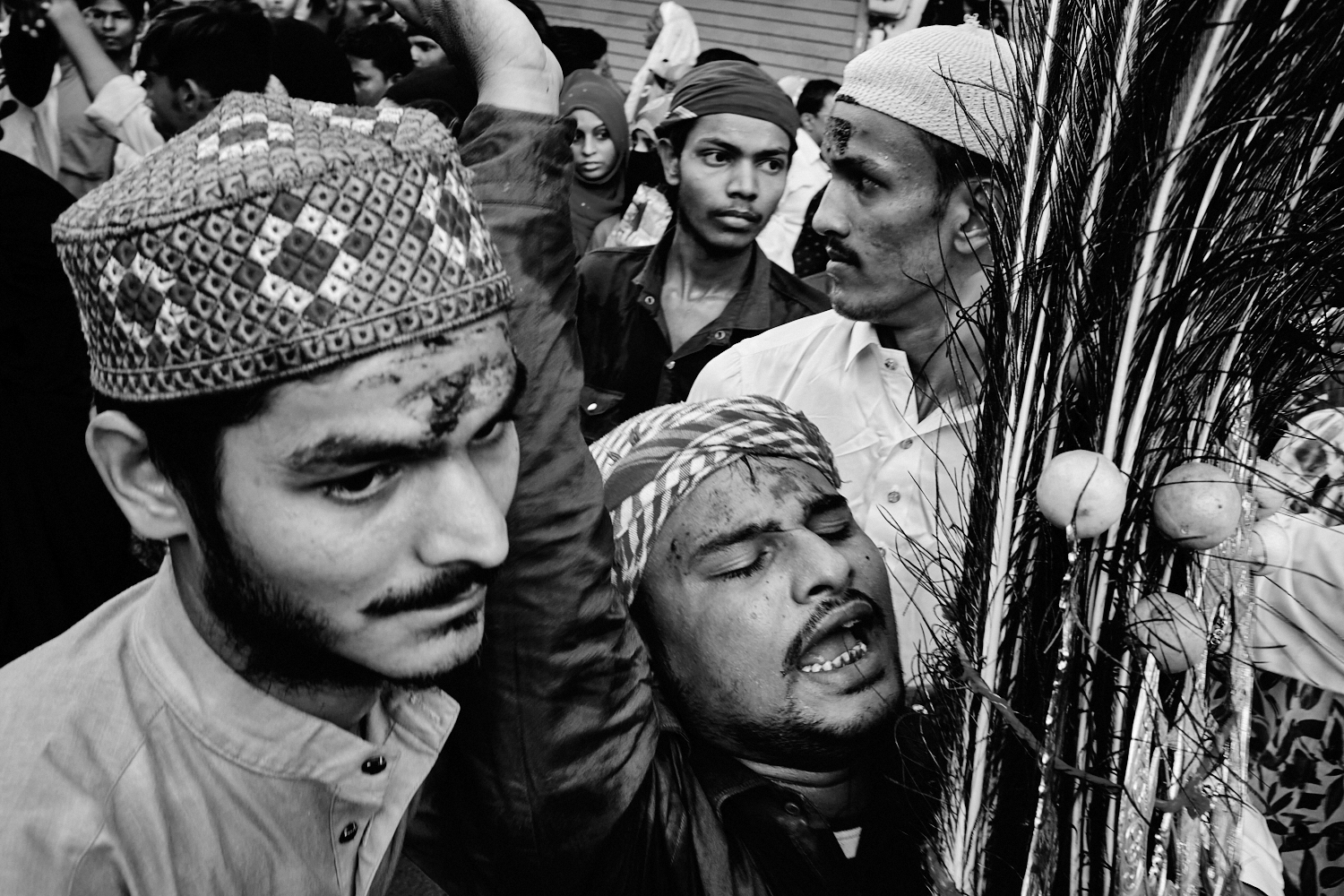 Tazia procession during Muharram / Ashura. Ahmedabad, India. 2023